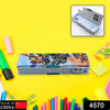 4570 Double Sided Magnetic Geometry Box Pencil Box With Calculator And Sharpener For Boys Art Plastic Pencil Box For Girls And Boys