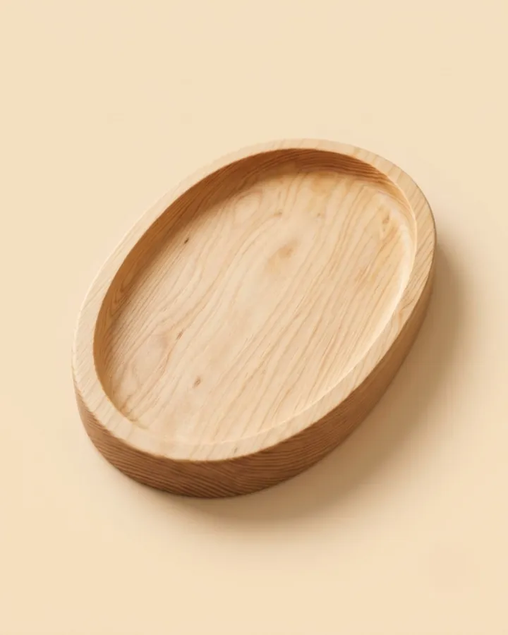 Classic Wooden Plate