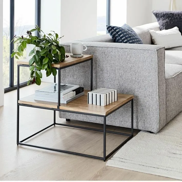 2-Tier Long Side Table
