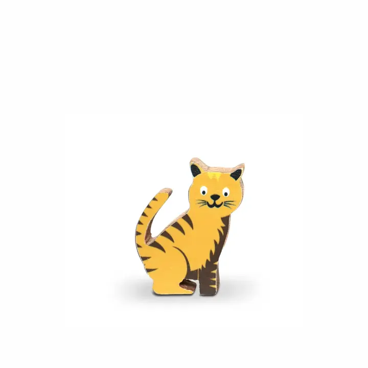 Cat – Wooden Farm Animal
