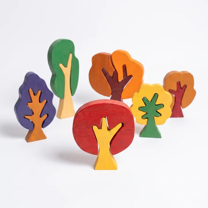Montessori Colourful Wooden Forest