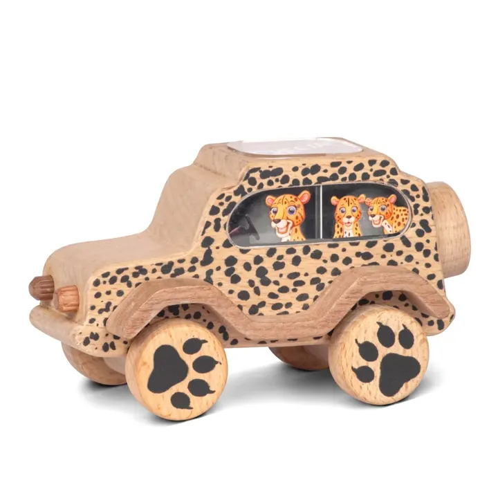 Wooden Animal Car – Cheeta