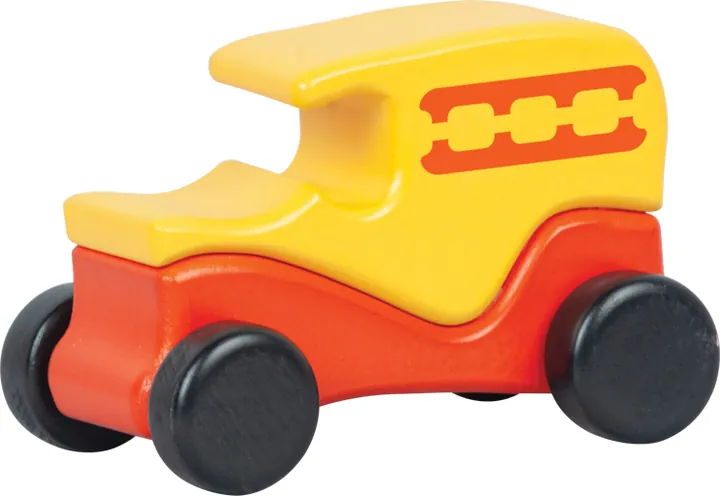 Wooden Fire Truck Toy Car