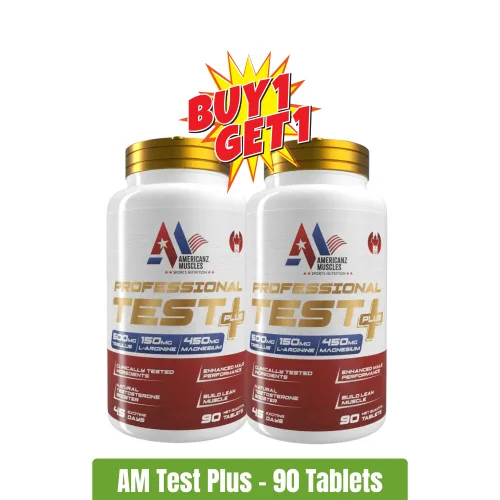 Americanz Muscles Professional Test+ 90 Tablets | Buy 1 Get 1 Free