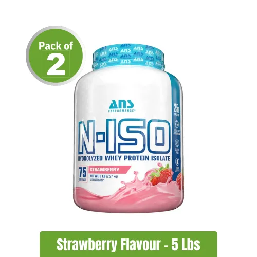 ANS Performance N-ISO Hydrolysed Whey | Pack of 2 (5Lbs+5Lbs)