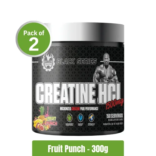 Dexter Jackson Black Series Creatine HCL | Pack of 2 (300+300g)