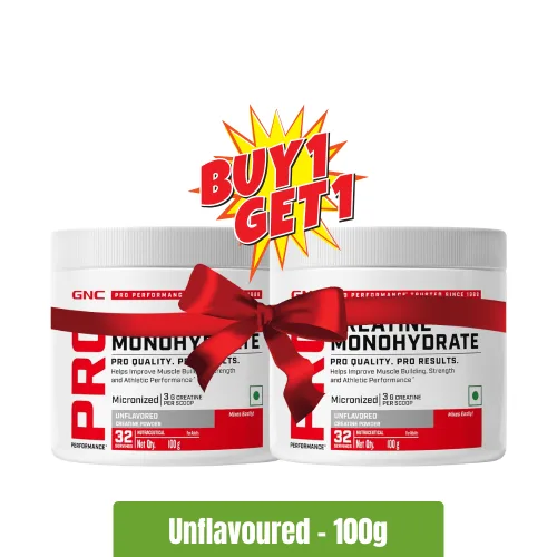 GNC Pro Performance Creatine Monohydrate 3000mg | 100g – Unflavored