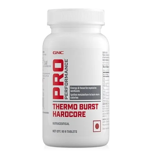 GNC Pro Performance Thermo Burst Hardcore- 90 Tablets