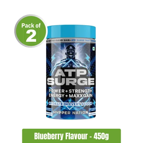 Hypper Nation ATP Surge Pre-Workout | Pack of 2 (450g + 450g)