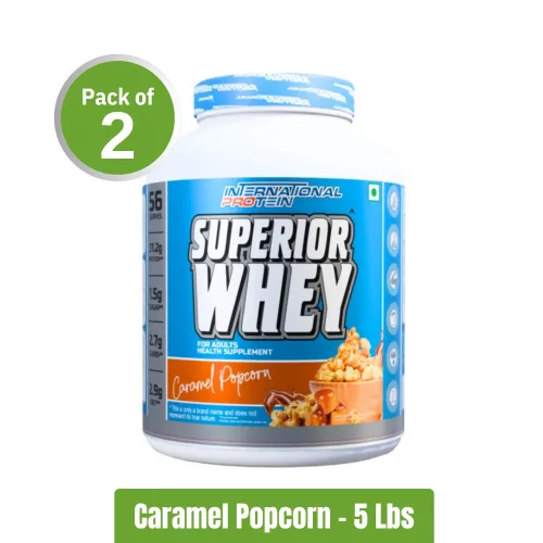 International Protein Superior Whey | Pack of 2 (5lbs+5lbs)