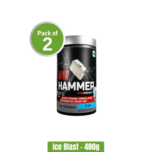 International Protein War Hammer Pre-Workout | Pack of 2 (480g x2)
