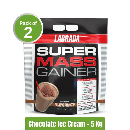 Labrada Super Mass Gainer | Pack of 2 (5Kg+5Kg)