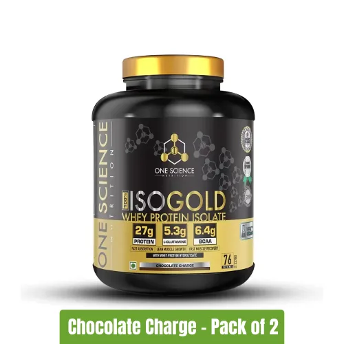 One Science ISO Gold Whey | Pack of 2 (5Lbs+5Lbs)