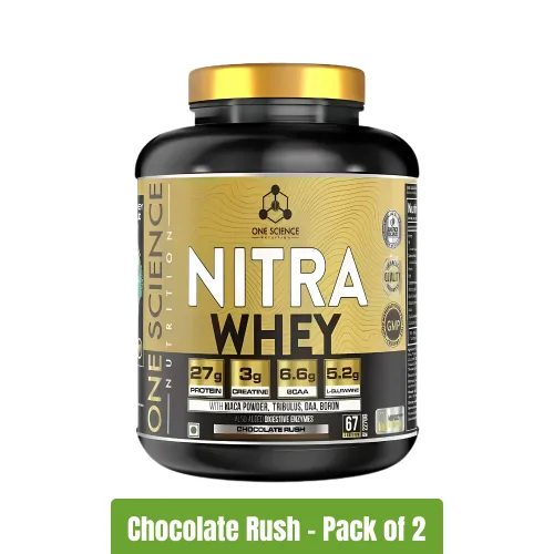 One Science Nitra Whey Protein | Pack of 2 (5Lbs + 5Lbs)