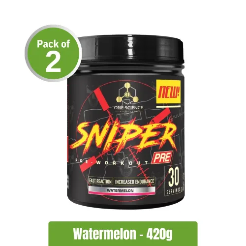 One Science Sniper Pre-Workout | Pack of 2 (420g x2)
