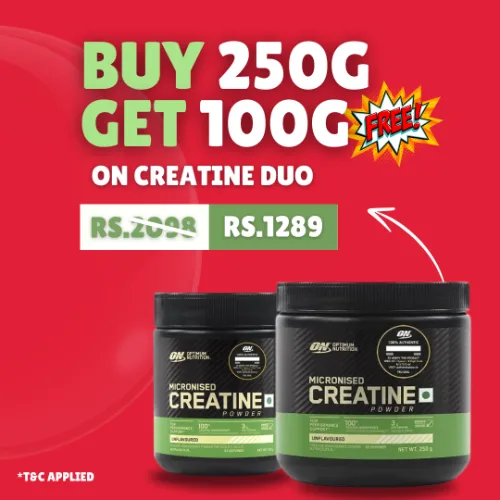 Optimum Nutrition Creatine 250g+100g Combo