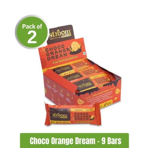 Stroom 20g Protein Bar | Pack of 2 (9+9 Bars)