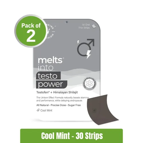 Wellbeing Nutrition Melts Testo Power – Cool Mint