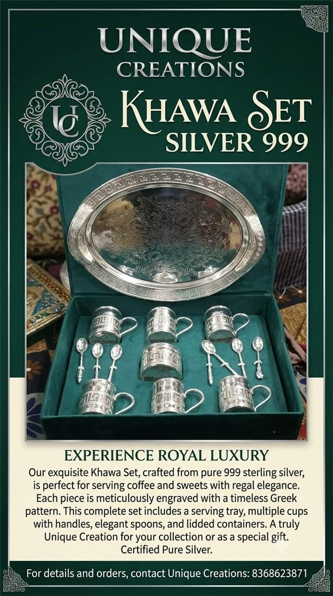 Khawa Set — Silver 999