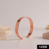 Elegant Rose Gold-plated Open Cuff Bracelet Kada (1 Pc)