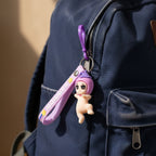 Cute Baby Doll Cartoon Silicone Keychain (1 Pc)
