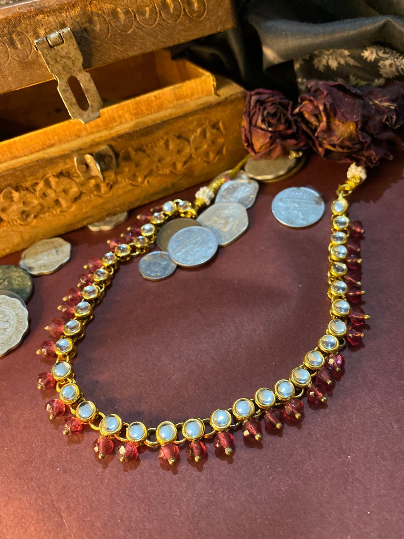 Arc Ruby Royale Kundan Necklace