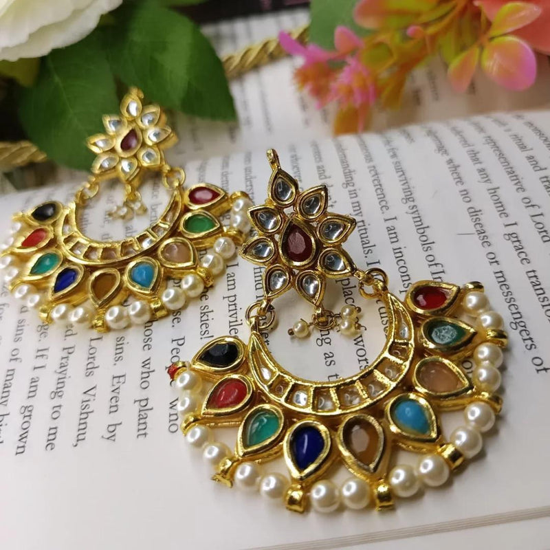 Navratna Chandrika Jhumkas