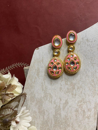 Pink Prism Earrings
