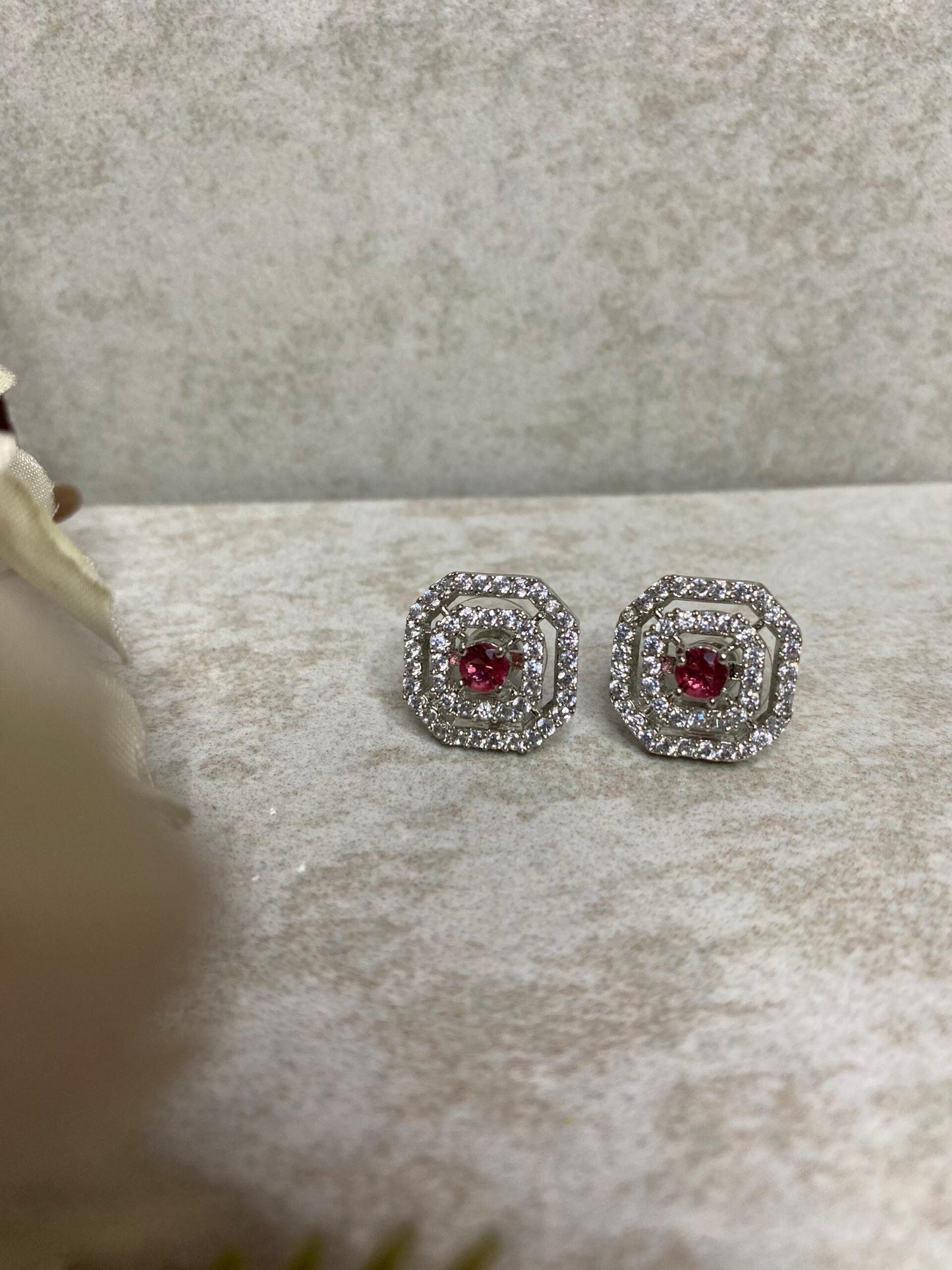 Ruhani Ruby Studs