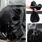 4100 Heavy Waterproof Nylon Rain Coverdust Cover - Elastic Adjustable For Laptop Bags And Backpacks School Bag Waterproof Cover Dust Proof Backpack Laptop Bag Cover (1pc)