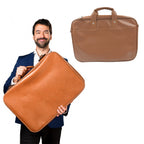 12573 Multipurpose Bag Shoulder Side Bag Office Laptop Faux Leather Executive Formal Laptop  Macbook Messenger  Office  Travel  Business  Shoulder  Hand  Sling Bag For Men Women With Multiple Compartments