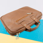 12573 Multipurpose Bag Shoulder Side Bag Office Laptop Faux Leather Executive Formal Laptop  Macbook Messenger  Office  Travel  Business  Shoulder  Hand  Sling Bag For Men Women With Multiple Compartments