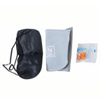 3 In 1 Travel Comfort Kit With Neck Pillow Eye Mask And Earplugs (1 Set)